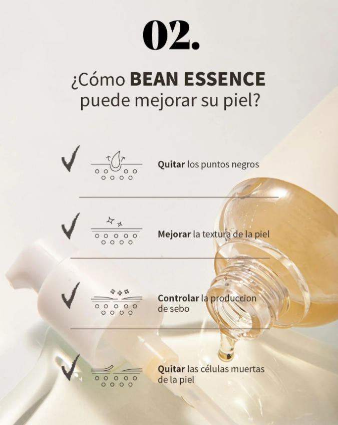 Bean Essence Piel más suave, hidratada y con un glow natural