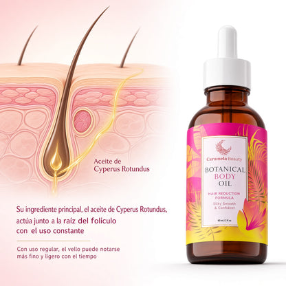 Aceite de Cyperus Rotundus Natural-Piel lisa y suave, sin depender de la rasuradora todos los días