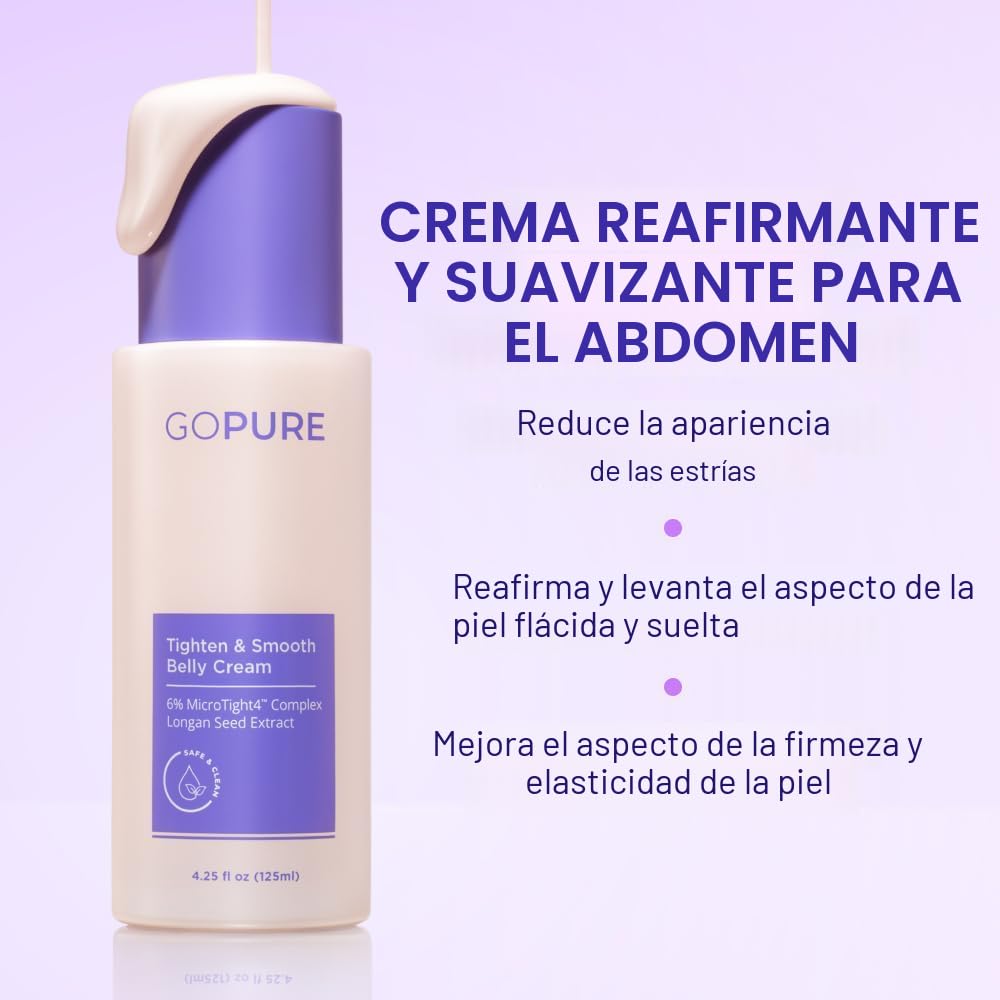 SkinTight™ — Fórmula hidratante para una piel visiblemente más lisa, suave y firme.